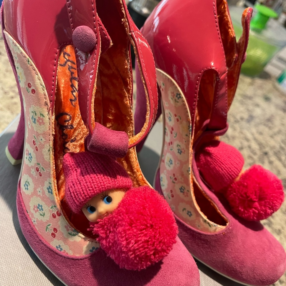 Irregular Choice Bambino Pom Pom Doll Heels - Picture 6 of 9